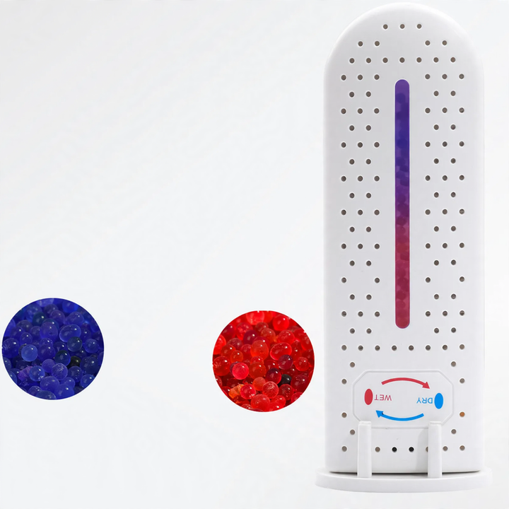 Mini dehumidifier, quiet, for cabinets and small rooms