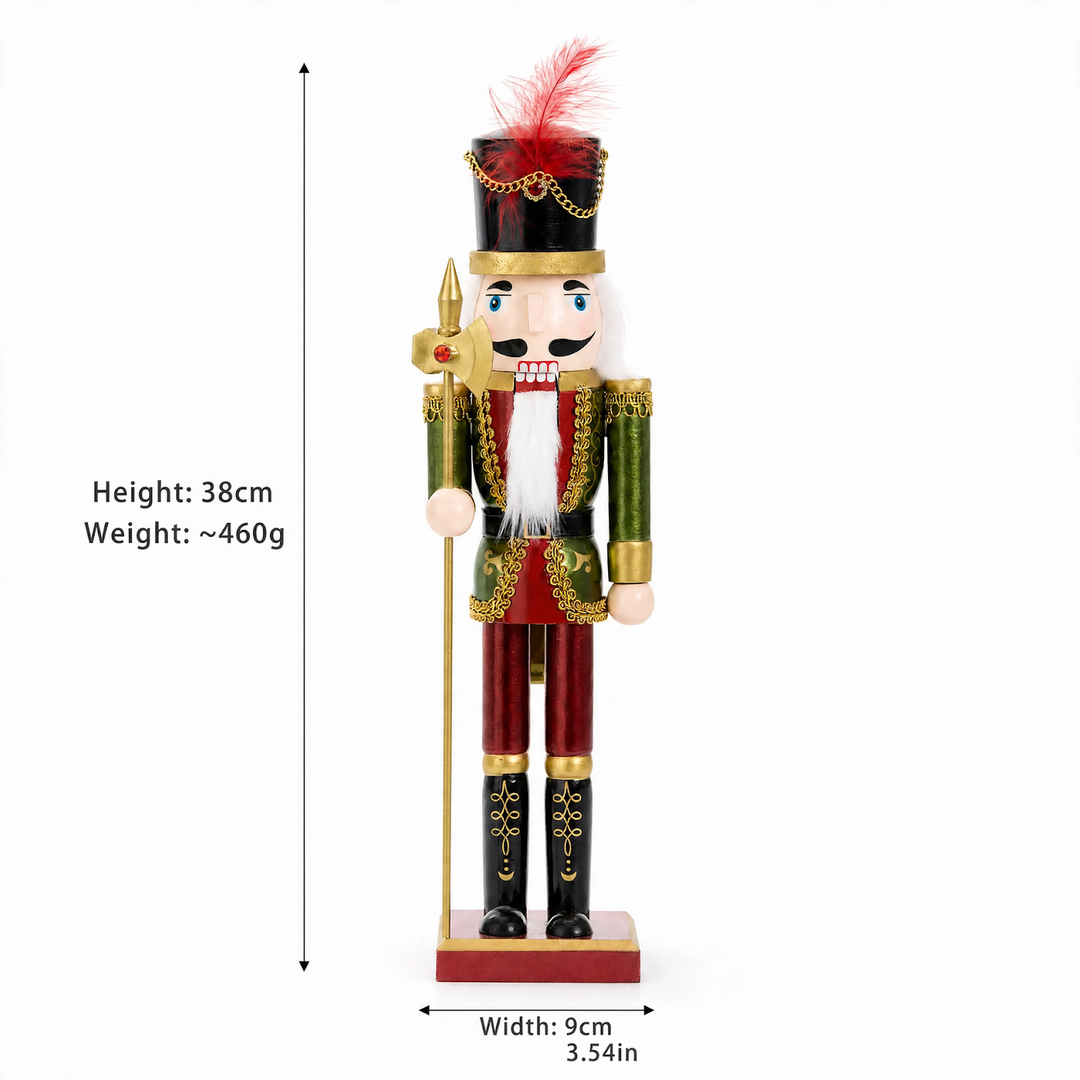 Decorative nutcracker soldier, 30 cm or 38 cm