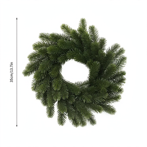 Artificial Christmas wreath made of plastic, 10-30 cm