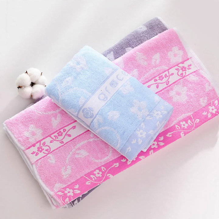 Cotton face cloth, highly absorbent