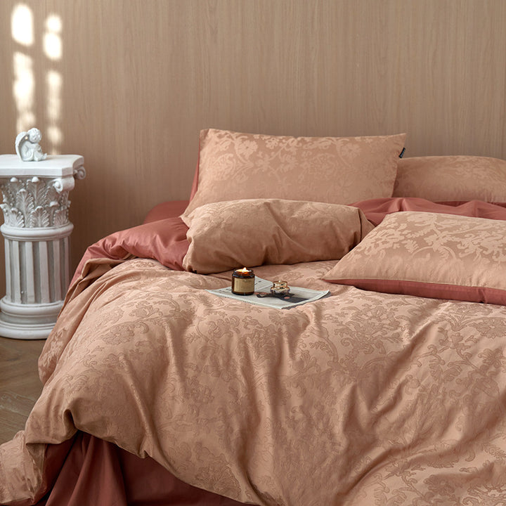 Long-staple cotton bedding set, 4-piece