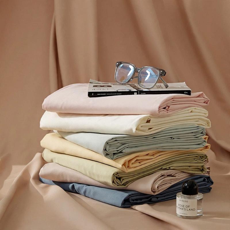 Cotton bed sheet, 100s long staple, single