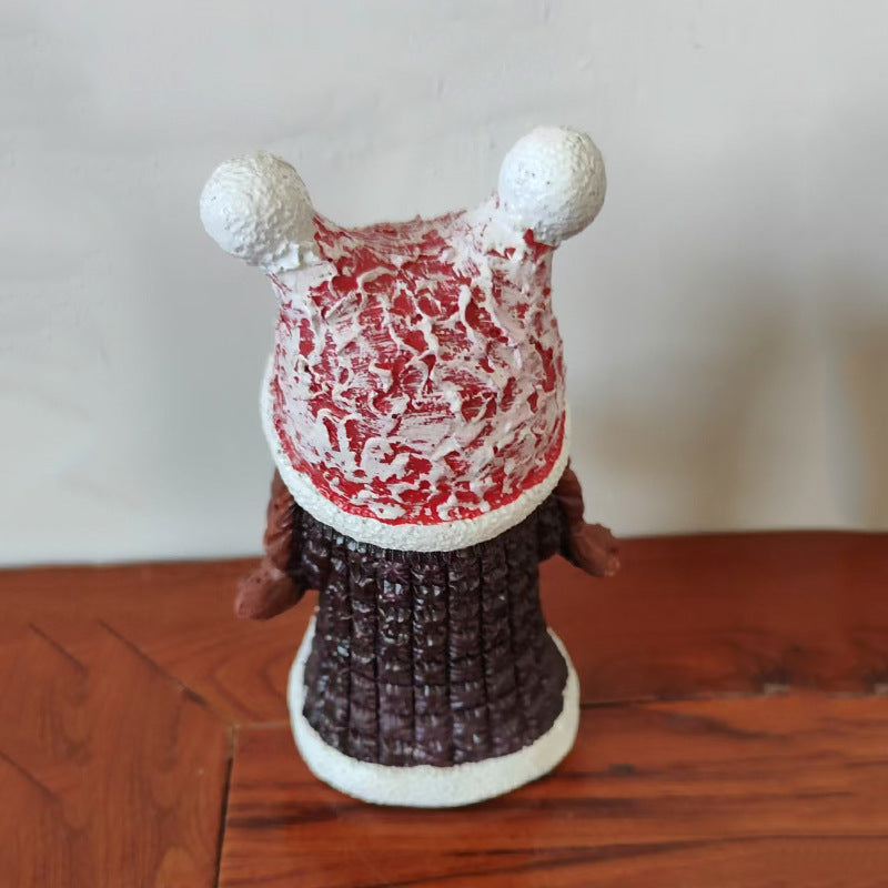 Christmas elf figure with Christmas hat