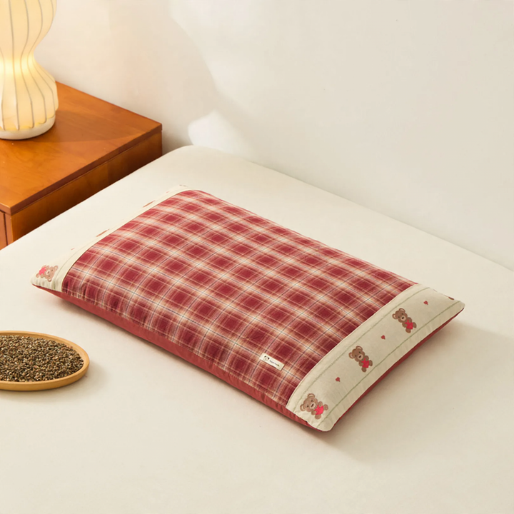 Cushions with buckwheat shell filling, 30×55 cm