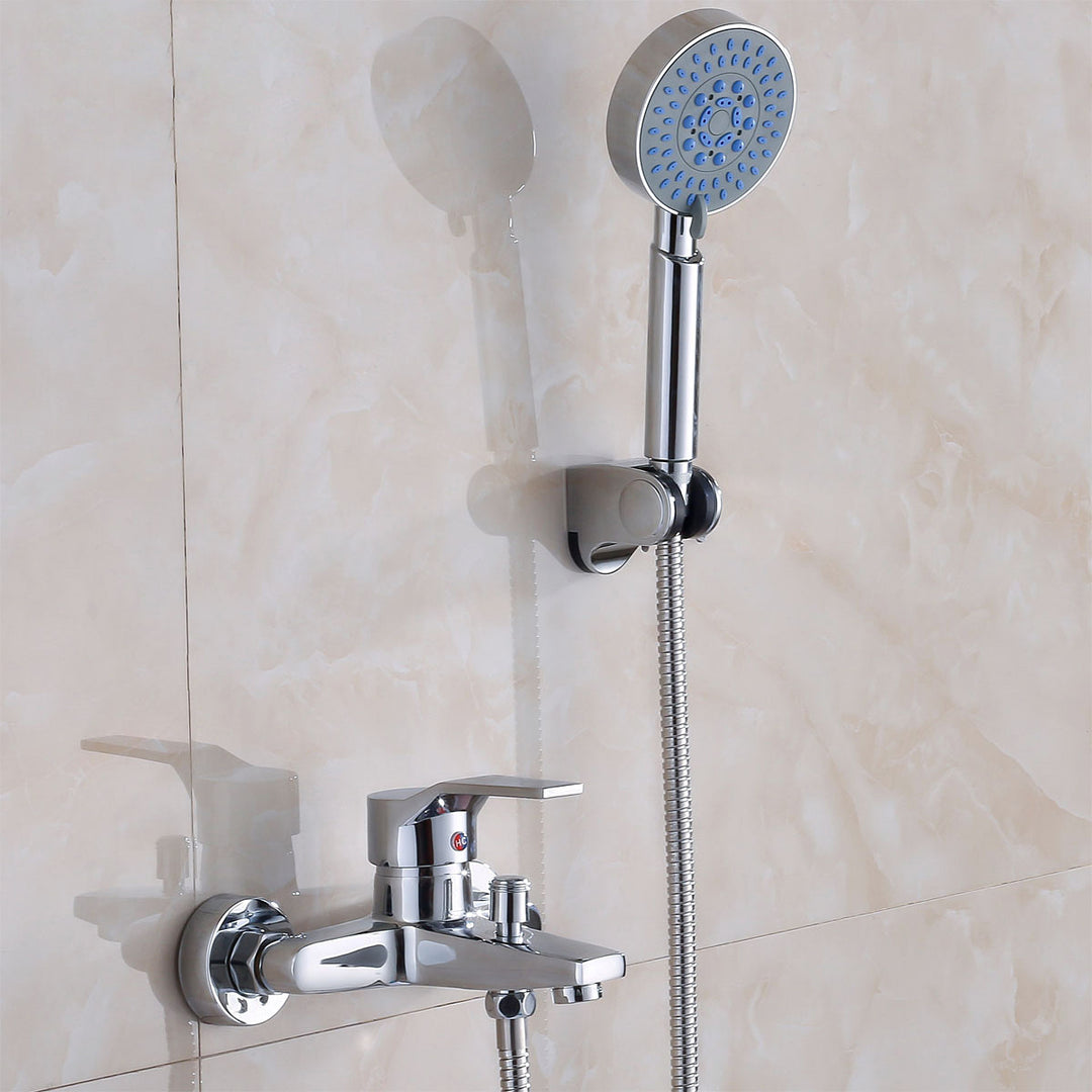 Shower mixer, three-piece