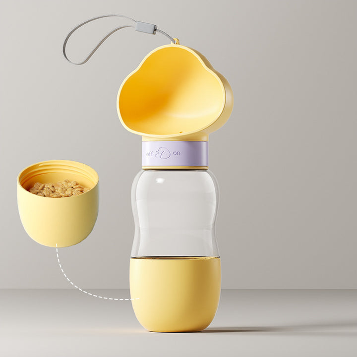 Portable water and feeding bowls for pets