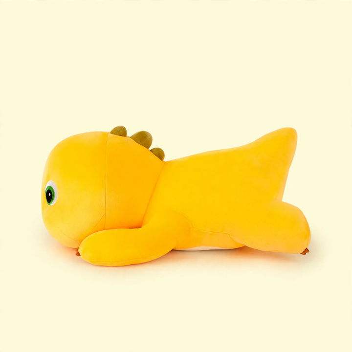 Plush dragon figure for cuddling
