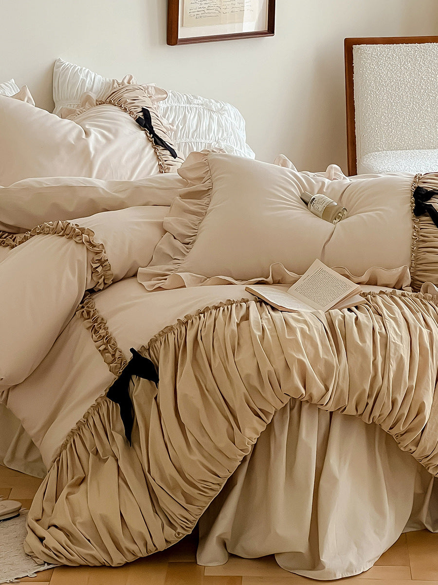 Cotton bedding set, French princess style