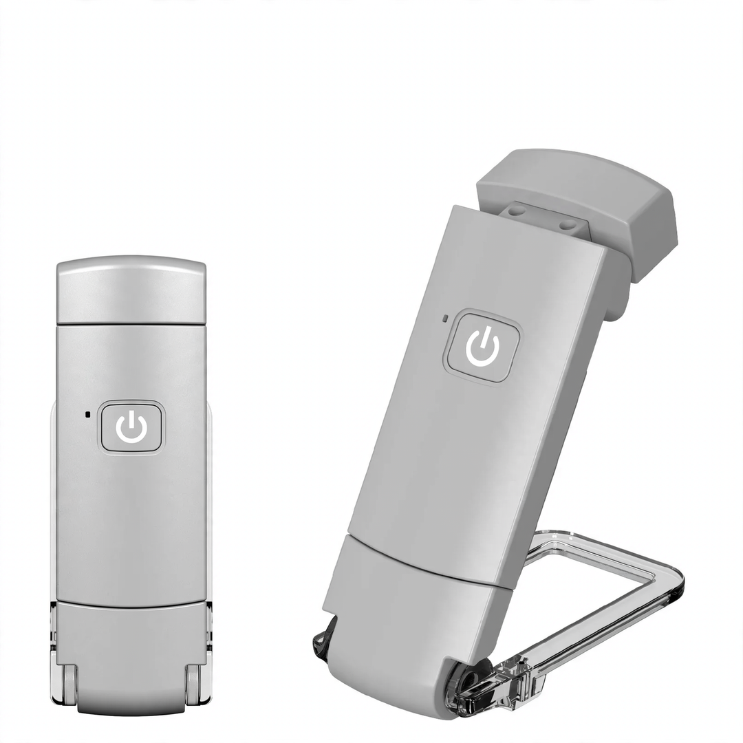 Portable LED clip light in minimalist design
