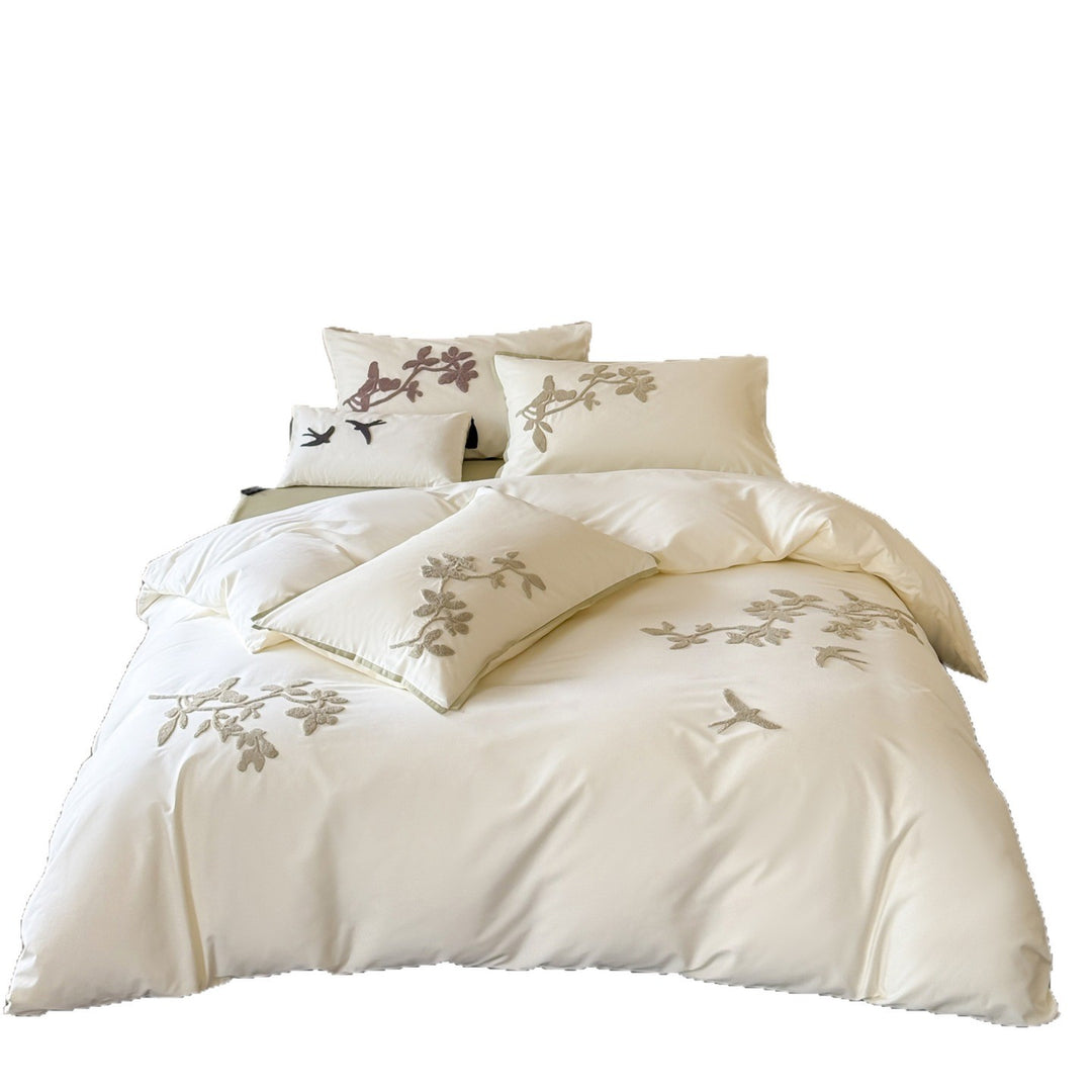 Bedding set made of 100 long-staple cotton, brushed