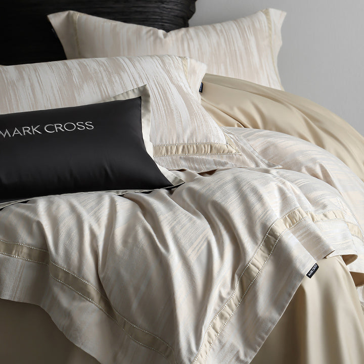 Bedding set, long-staple cotton, jacquard relief, 4-piece
