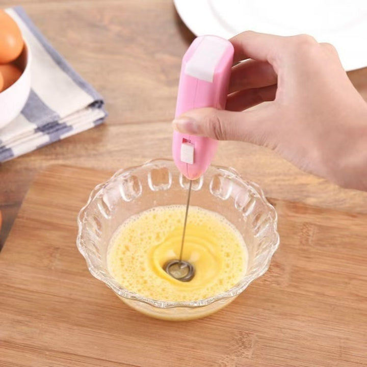 Electric milk frother, rechargeable