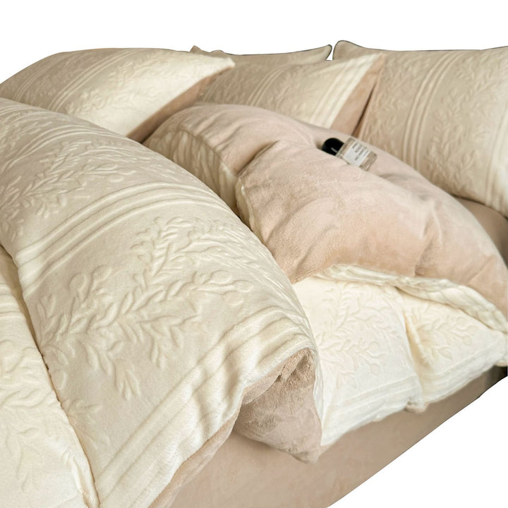 Milk fiber bedding set, 4-piece, winter