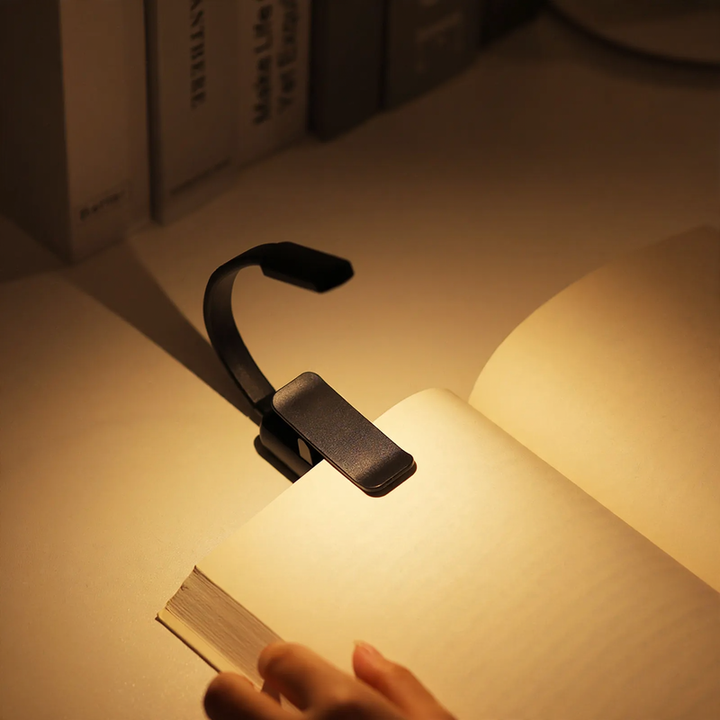 Compact LED Clip Light for Study and Bed
