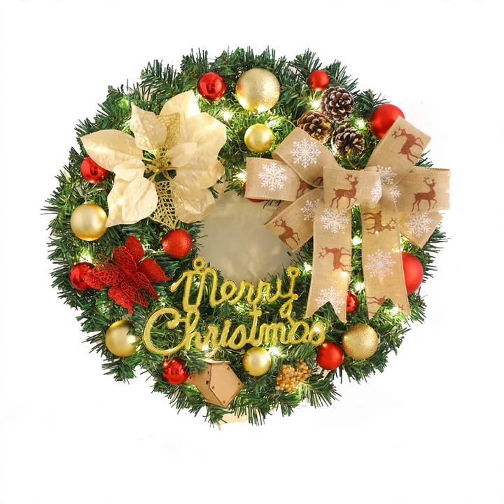 Christmas wreath made of PVC, various sizes