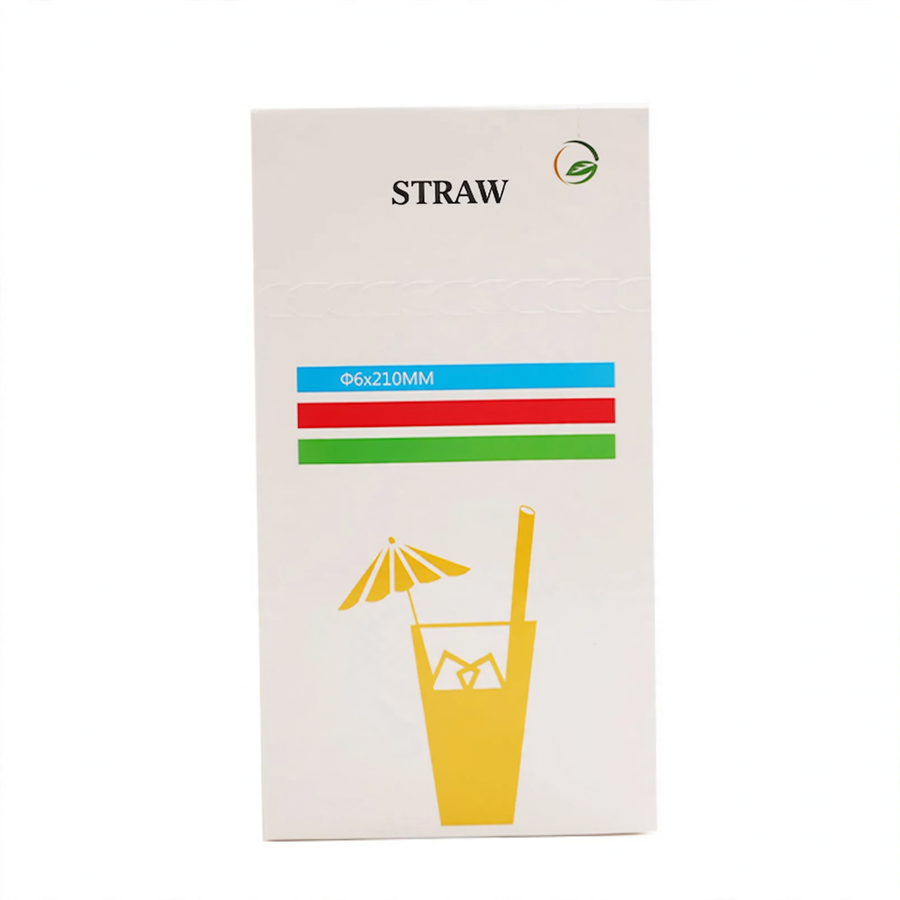 Plastic drinking straws, individually packed