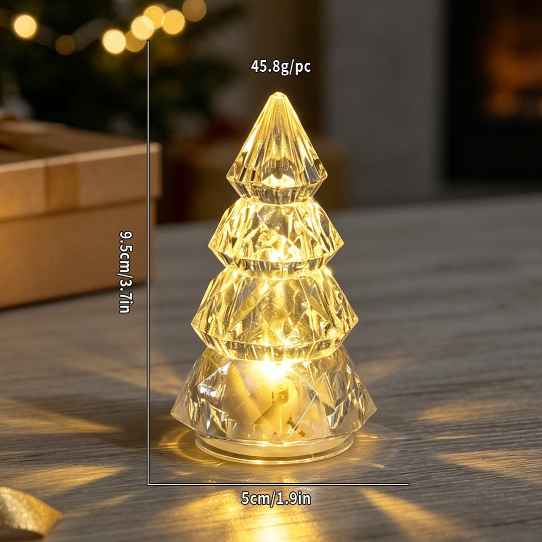 LED Christmas Tree Decorative Light with Glitter Effect