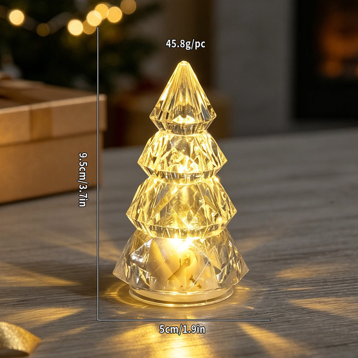 LED Christmas Tree Decorative Light with Glitter Effect