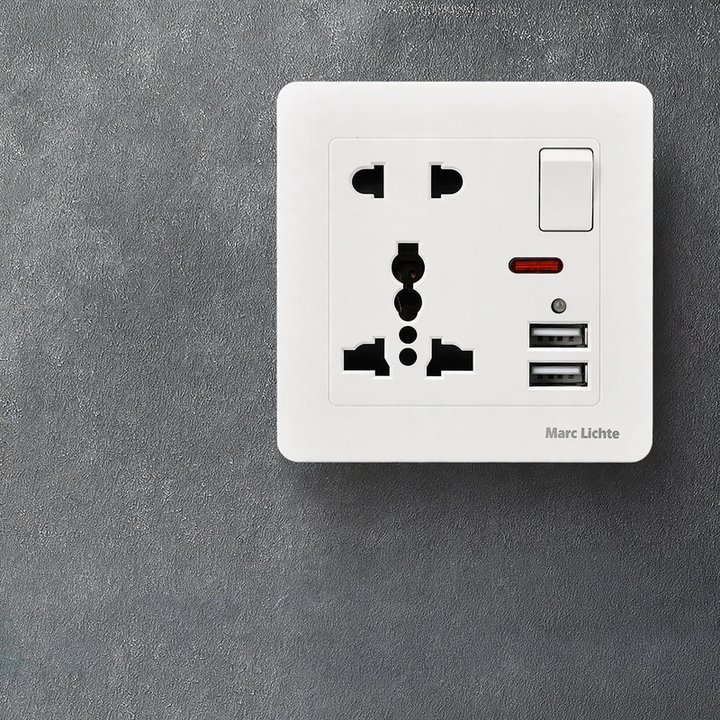 Socket 16A European standard with USB