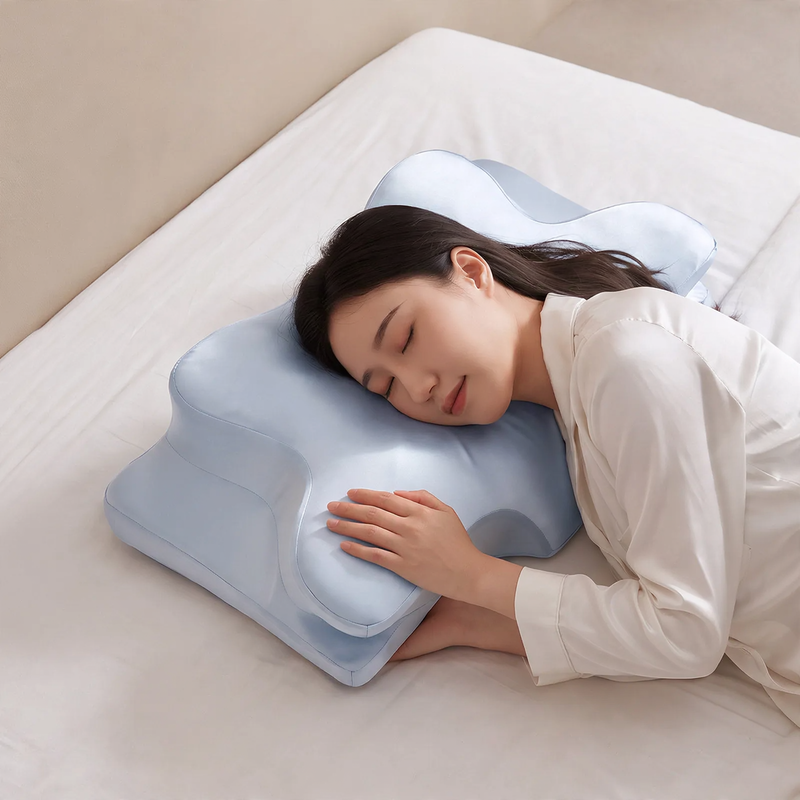 Butterfly-shaped neck support pillow made of memory foam