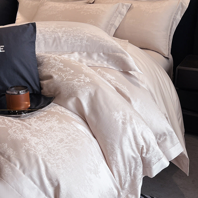 Cotton bedding set, 100 thread count, long staple cotton