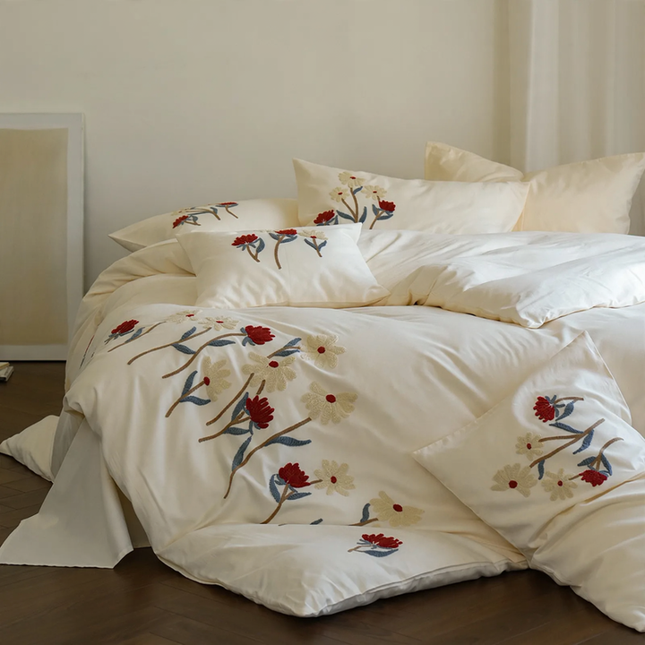 Bedding set, cotton, 4-piece, autumn-winter, fluffy