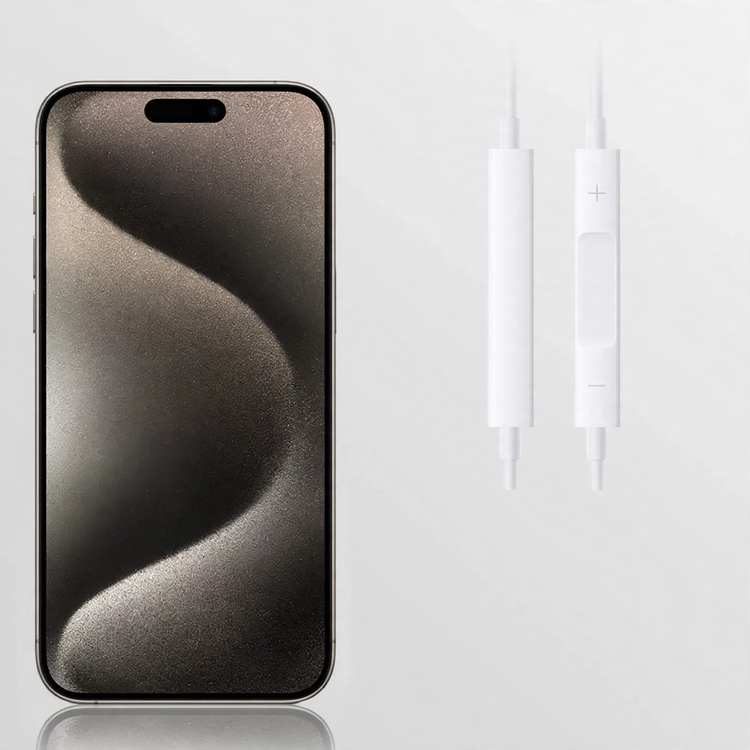 USB-C headphones with silicone tips