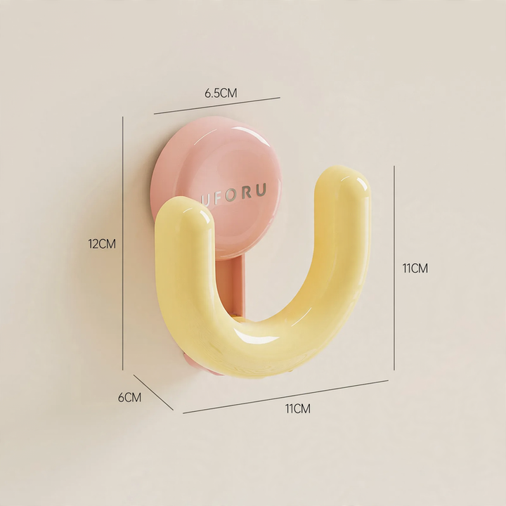 Wall shelf with suction cup for bathroom, model DD2452