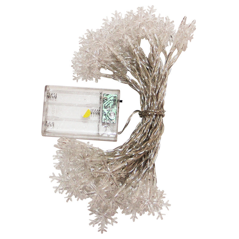 LED Snowflake Fairy Lights for festive occasions