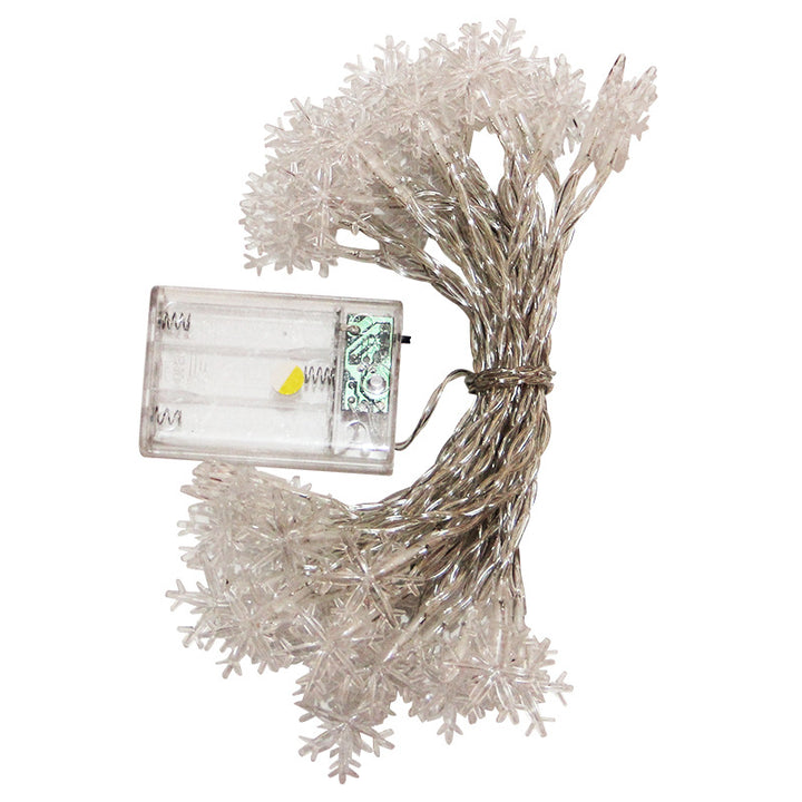 LED Snowflake Fairy Lights for festive occasions