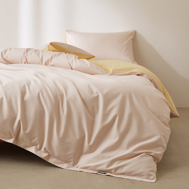 Long staple cotton duvet cover, single piece