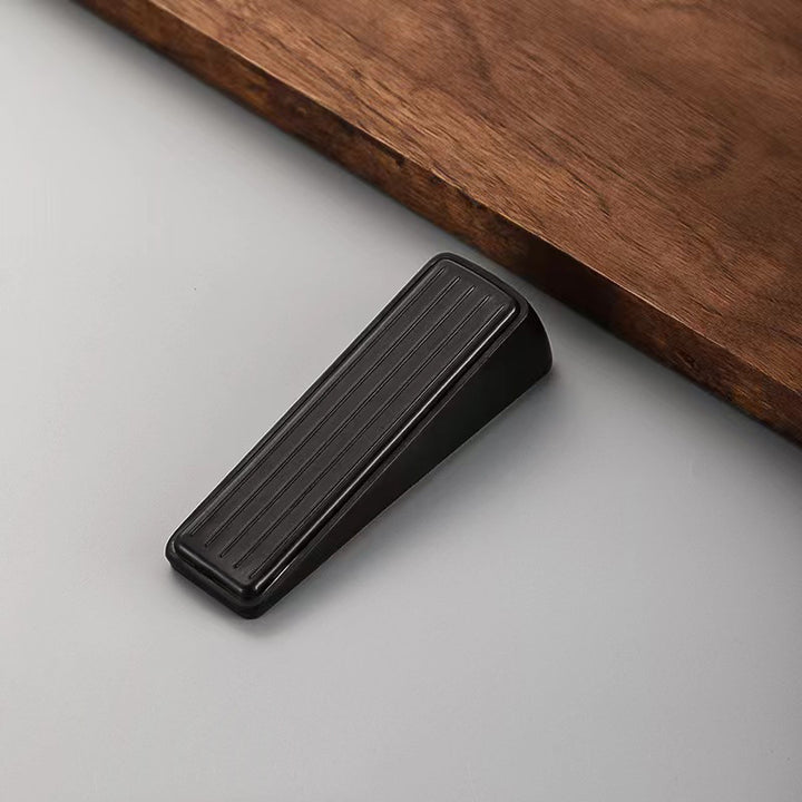 Mobile door stopper made of zinc alloy, A-shape