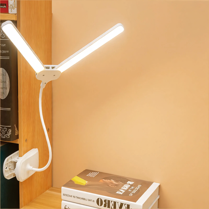 LED clamp lamp for desk and dormitory