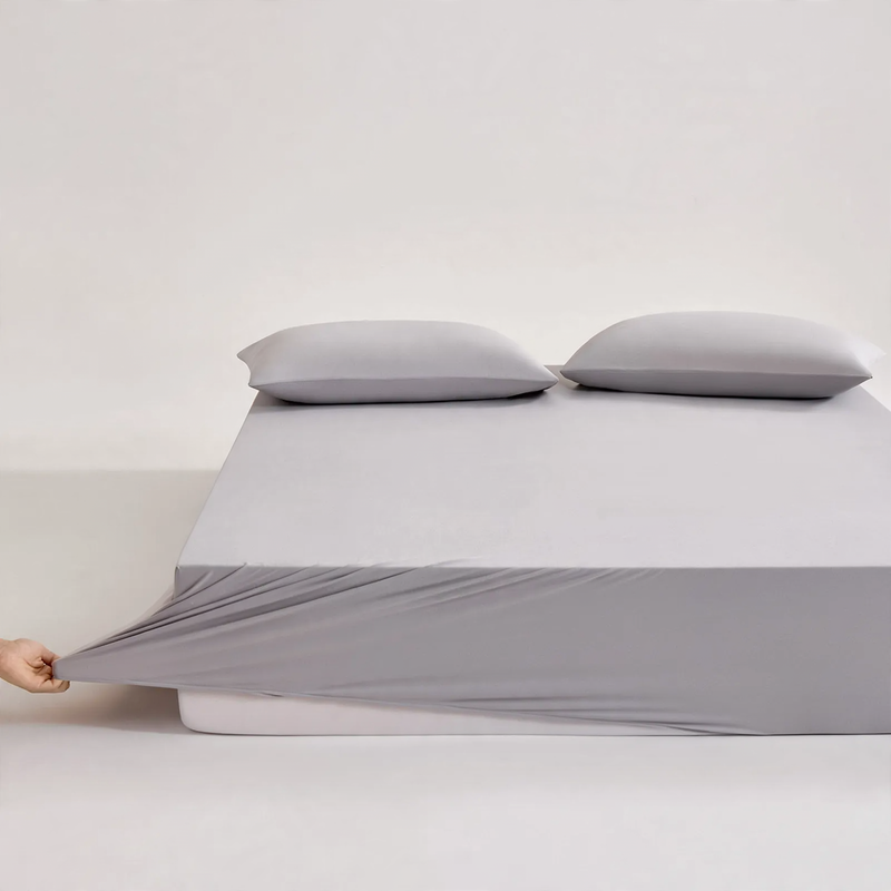 Fitted sheet made of polyester, 1.8 m