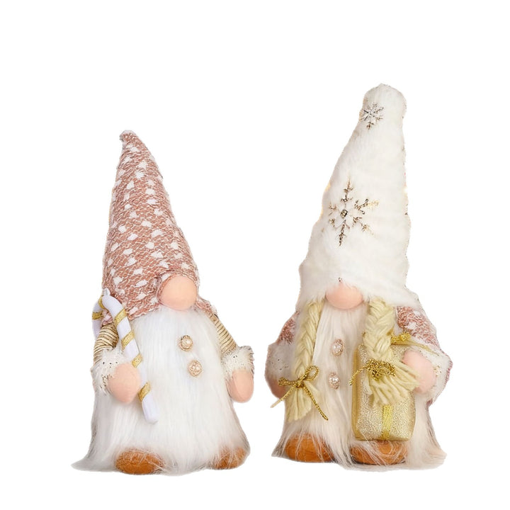 Glittering, shining Christmas gnome