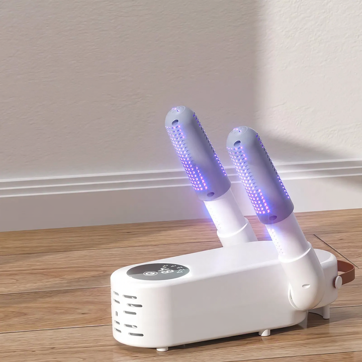 Electric shoe dryer with timer and disinfection function