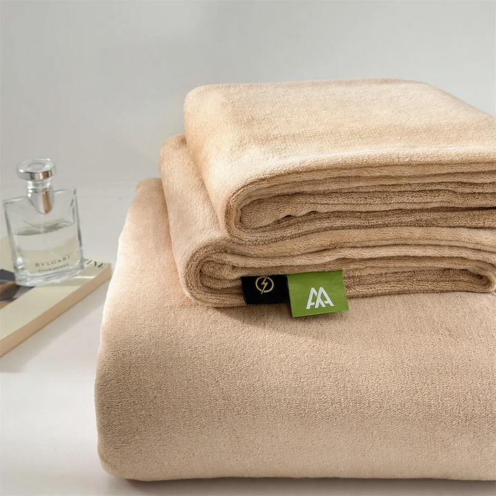 Soft milk fiber fleece pillowcase, solid color, warm