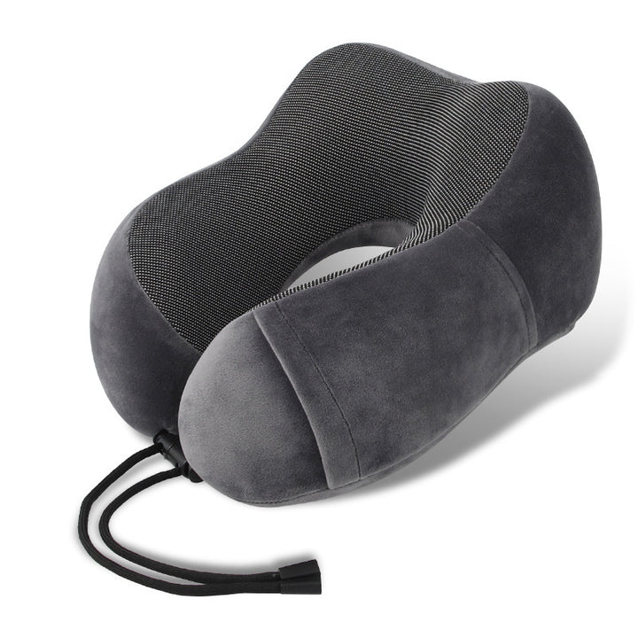 Travel Neck Pillow U-Shape Memory Foam with Storage