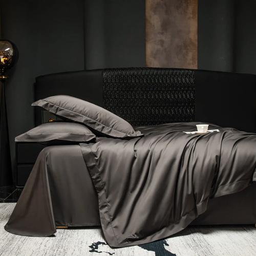 4-piece bedding set, long staple cotton, satin finish