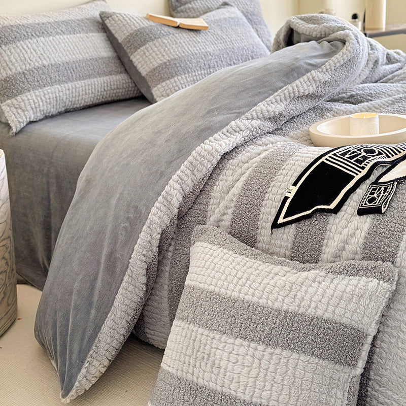 Milk fiber bedding set, 4-piece
