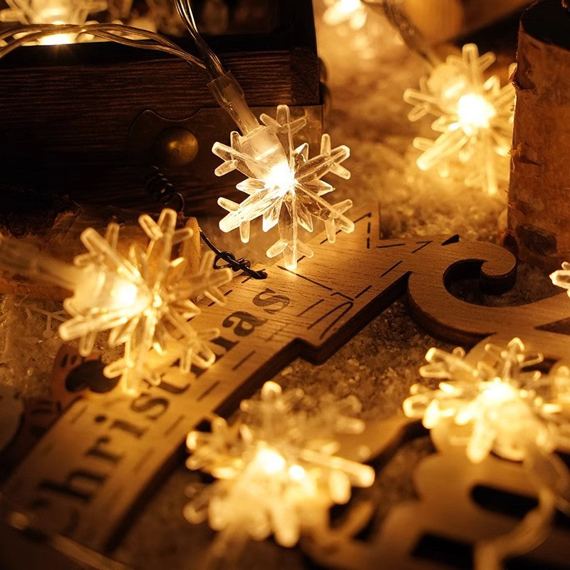 LED Christmas string lights, various designs