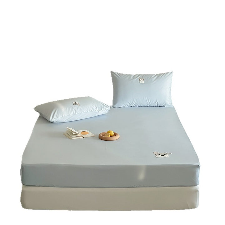 Bed sheet made of long-staple cotton, cartoon design