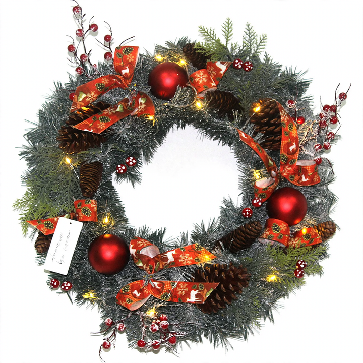 PVC Christmas wreath for door and tree