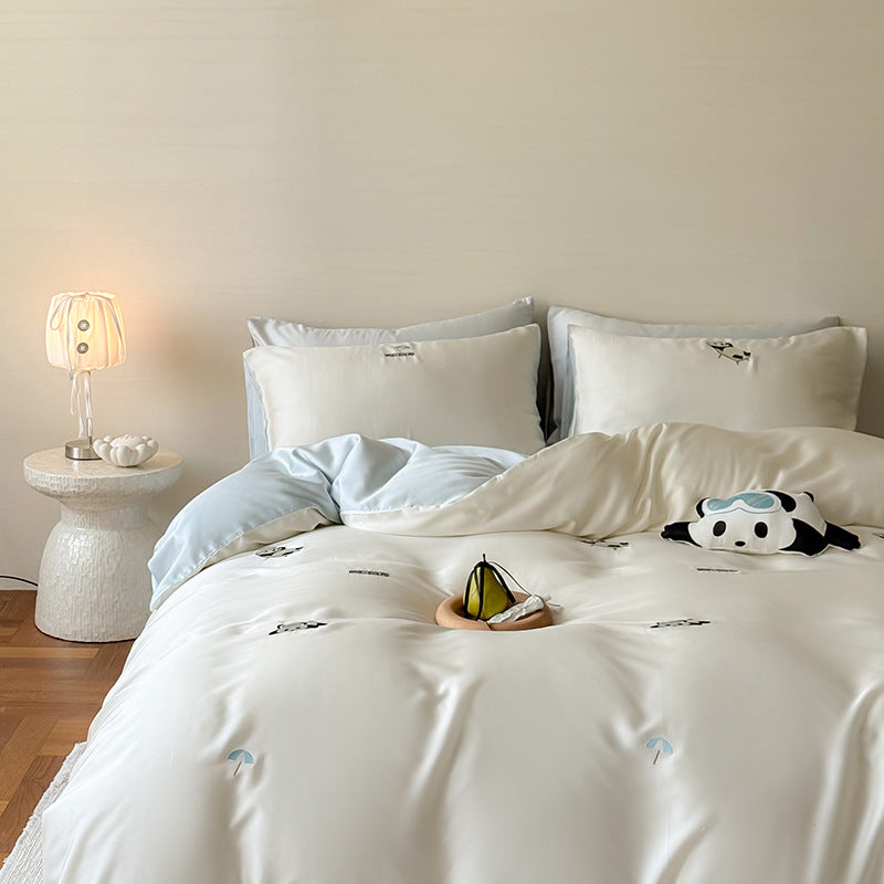 Bedding set, 4-piece, Lyocell, cartoon motif