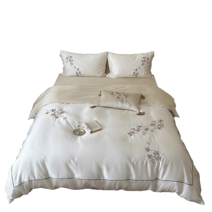 French Tencel Bedding Set, 4-piece, Cooling Effect