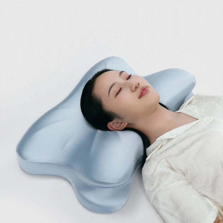 Butterfly-shaped neck support pillow made of memory foam