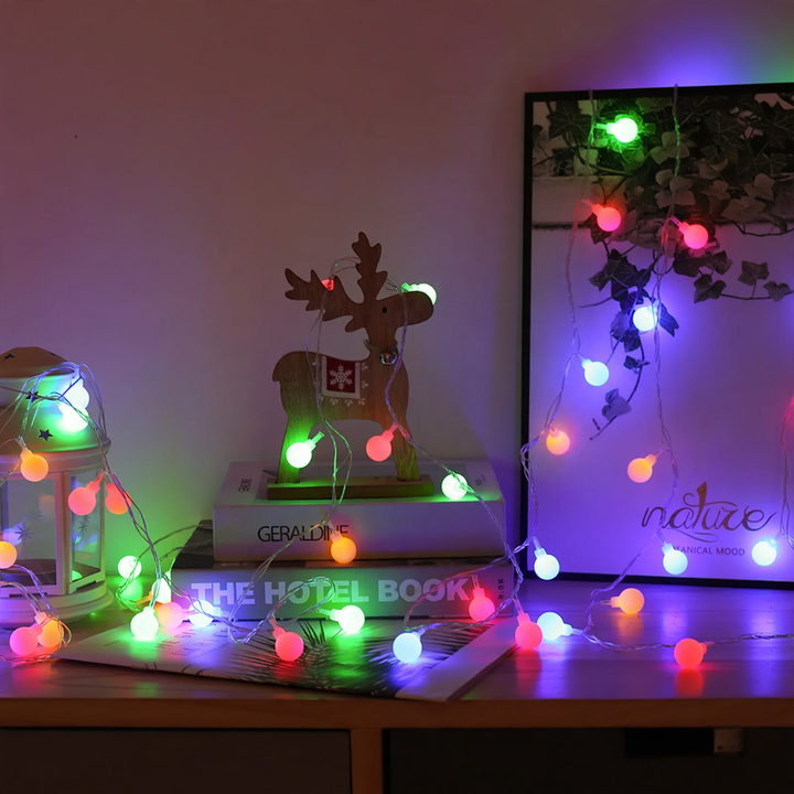 LED string lights for decoration and ambiance