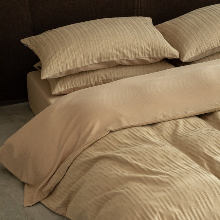 Cotton bedding set, jacquard weaving, 4-piece
