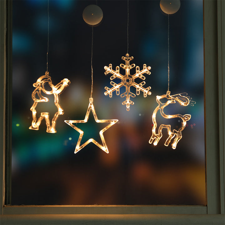 LED hanging decoration for windows and rooms