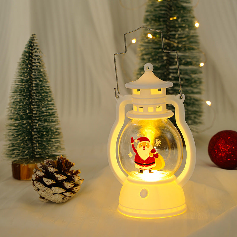 LED decorative light, plastic, cylindrical